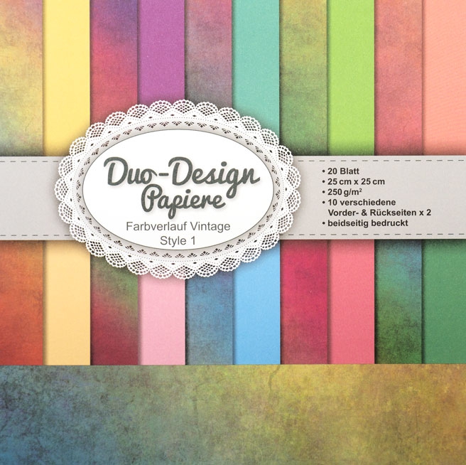 Duo-Design-Papier Block Vintage