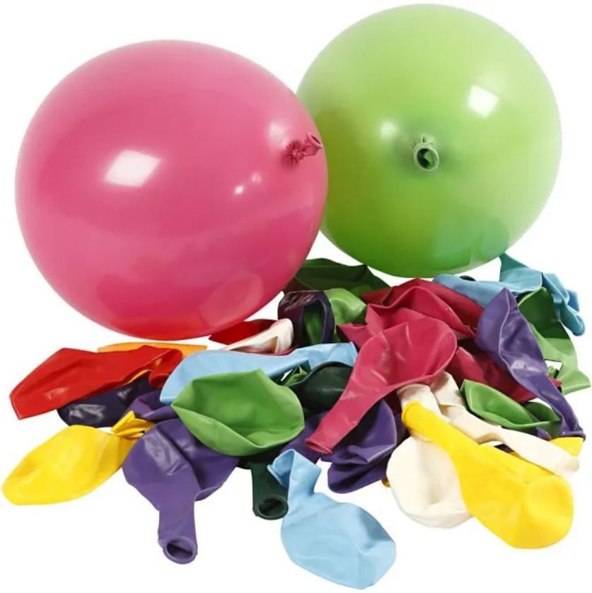 Luftballons - farbig sortiert- 100 Stück - Ø 23 cm